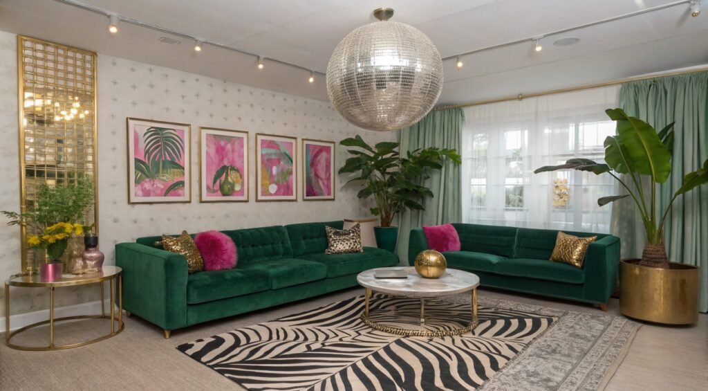 Funky Living Room Ideas That Turn Ordinary Spaces into Colorful Masterpieces