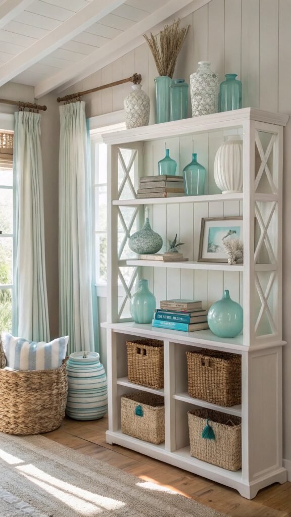 19 Ravishing Living Room Shelf Decor Ideas