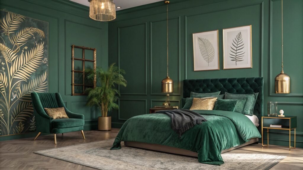 Creating Peaceful Retreats: Soothing Green Bedroom Ideas for Mental and Physical Renewal