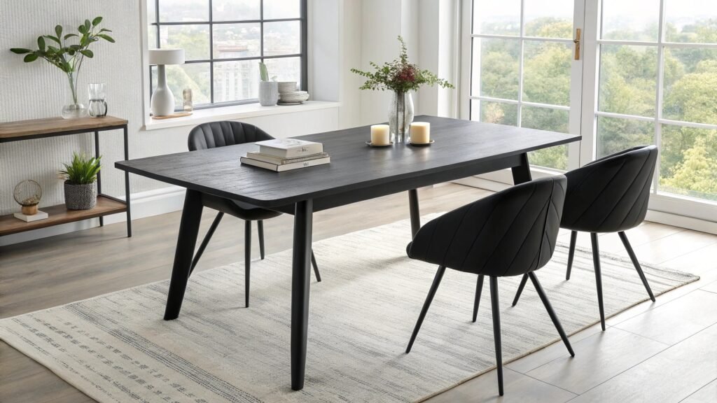 How Black Dining Table Ideas Can Instantly Elevate Your Interior Aesthetic
