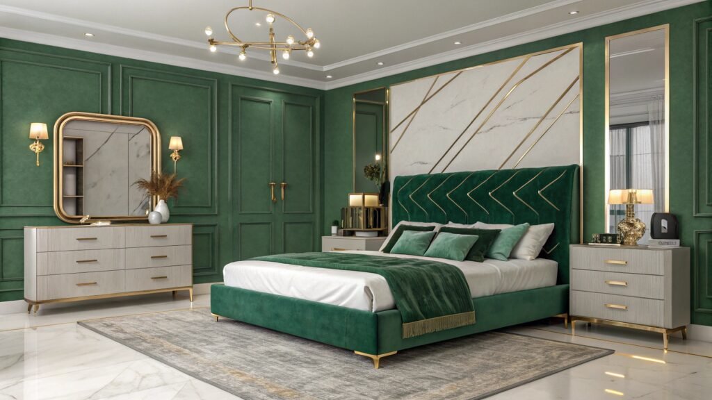 Creating Peaceful Retreats: Soothing Green Bedroom Ideas for Mental and Physical Renewal