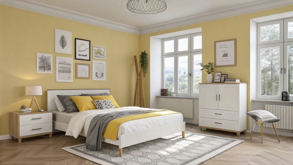 Yellow Bedroom Ideas to Design Your Dream Sunlit Sanctuary with Luxury and Style