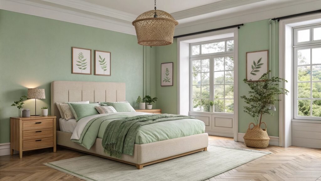 Creating Peaceful Retreats: Soothing Green Bedroom Ideas for Mental and Physical Renewal