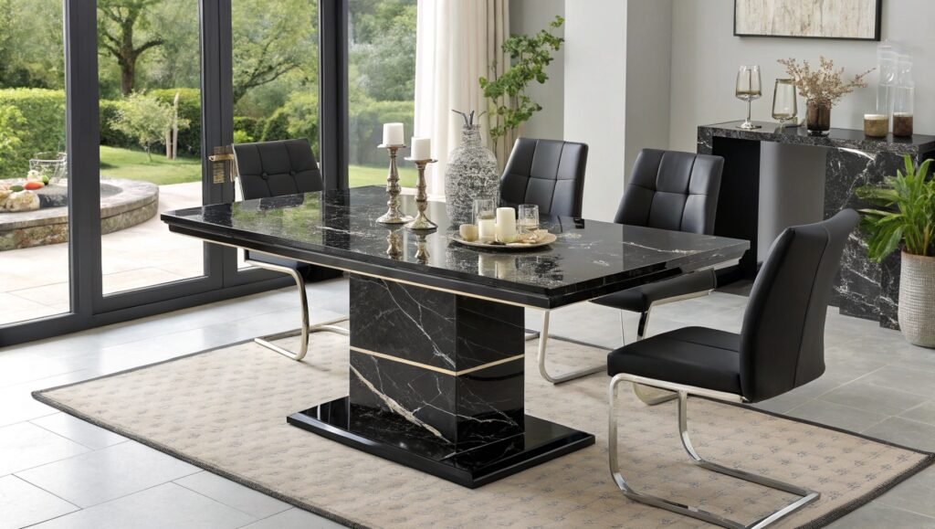How Black Dining Table Ideas Can Instantly Elevate Your Interior Aesthetic