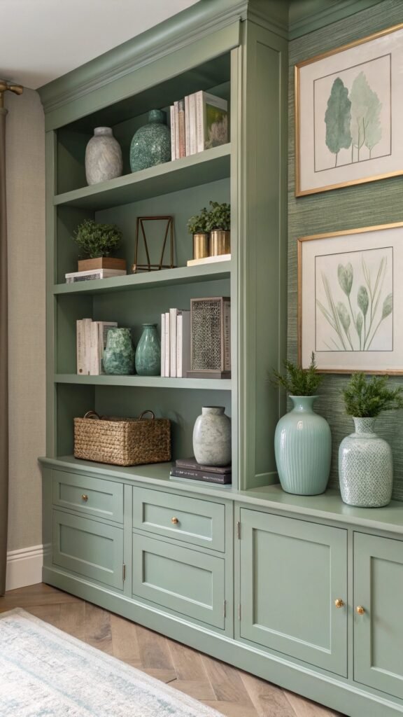 19 Ravishing Living Room Shelf Decor Ideas