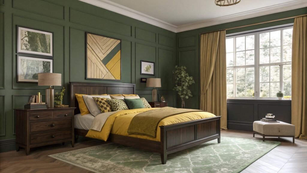 Creating Peaceful Retreats: Soothing Green Bedroom Ideas for Mental and Physical Renewal