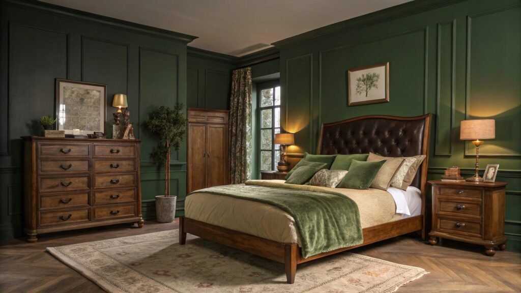 Creating Peaceful Retreats: Soothing Green Bedroom Ideas for Mental and Physical Renewal