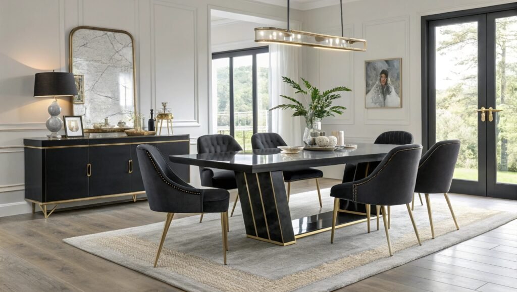 How Black Dining Table Ideas Can Instantly Elevate Your Interior Aesthetic