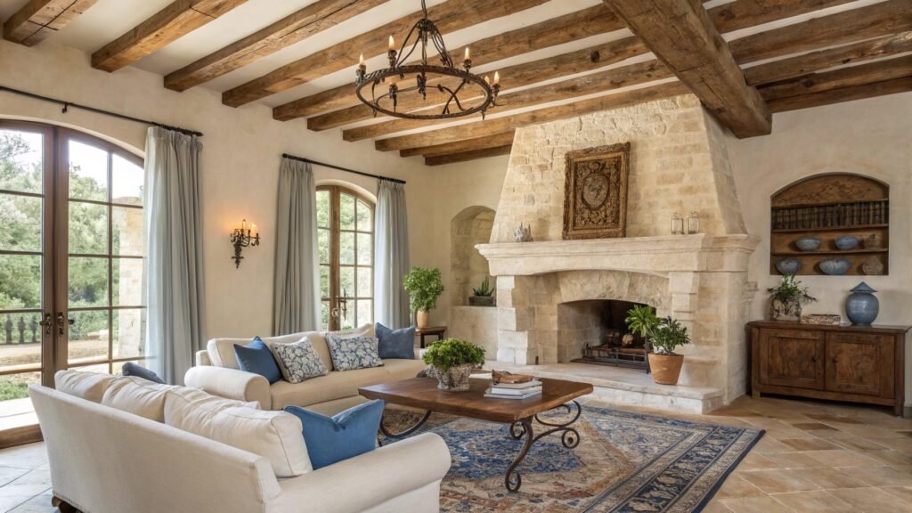 French Country Living Room Designs That Capture Rustic Beauty and Grace