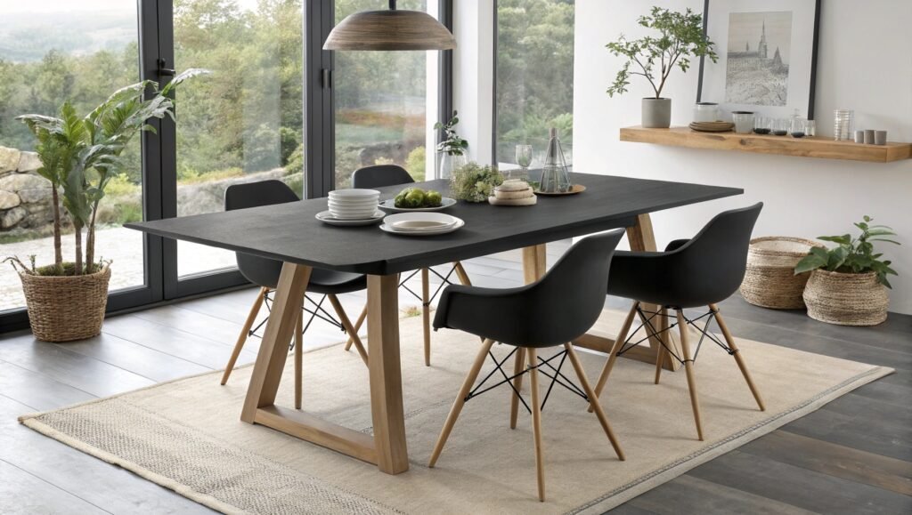 How Black Dining Table Ideas Can Instantly Elevate Your Interior Aesthetic