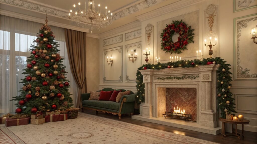 The Secret to Warm and Welcoming Spaces? These Timeless Christmas Living Room Ideas