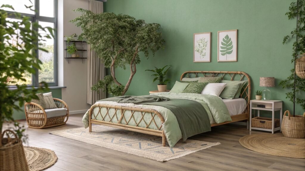 Creating Peaceful Retreats: Soothing Green Bedroom Ideas for Mental and Physical Renewal