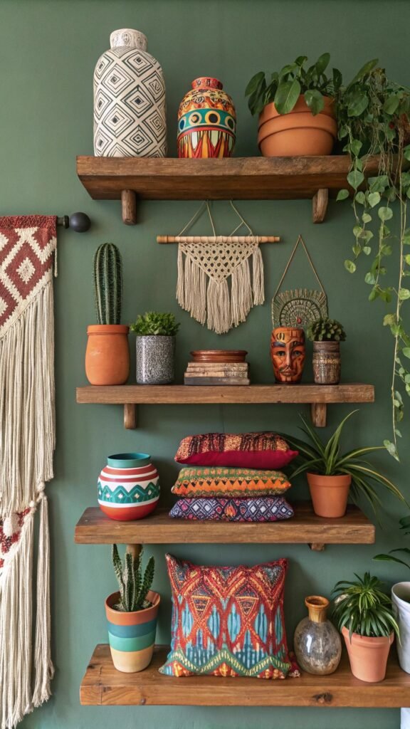 19 Ravishing Living Room Shelf Decor Ideas