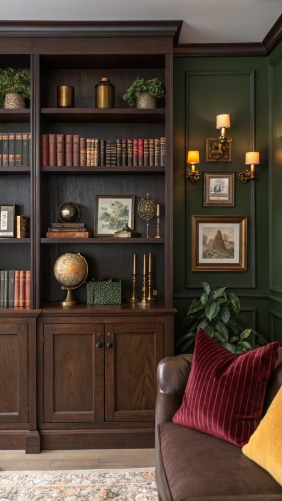 19 Ravishing Living Room Shelf Decor Ideas