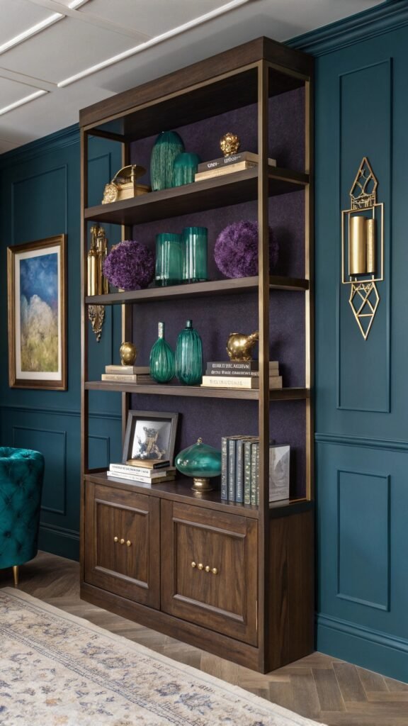 19 Ravishing Living Room Shelf Decor Ideas