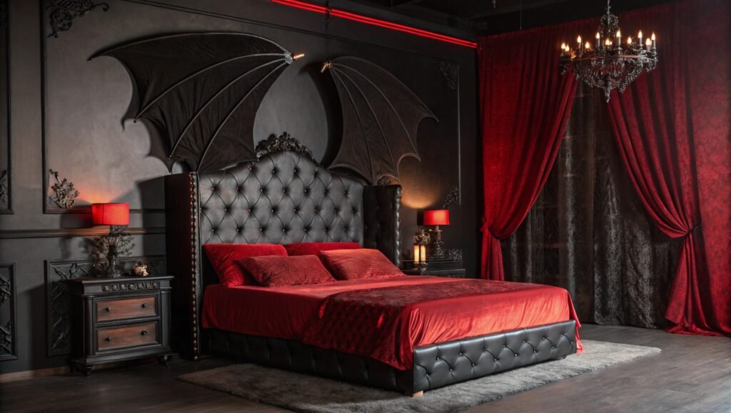 Gothic Bedroom Interior Ideas That Embrace Elegance, Drama, and Timeless Style