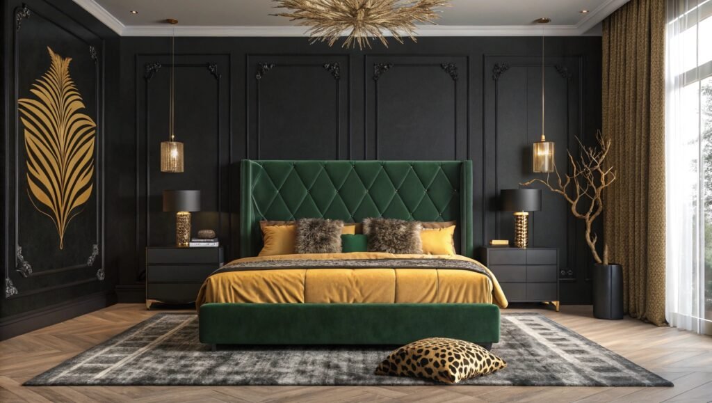Gothic Bedroom Interior Ideas That Embrace Elegance, Drama, and Timeless Style