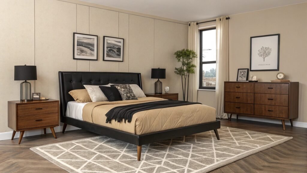 Beige and Black Bedroom Ideas That Create Stunning Visual Impact