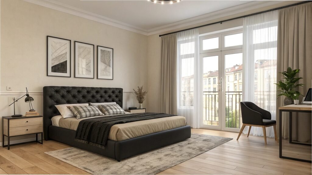 Beige and Black Bedroom Ideas That Create Stunning Visual Impact