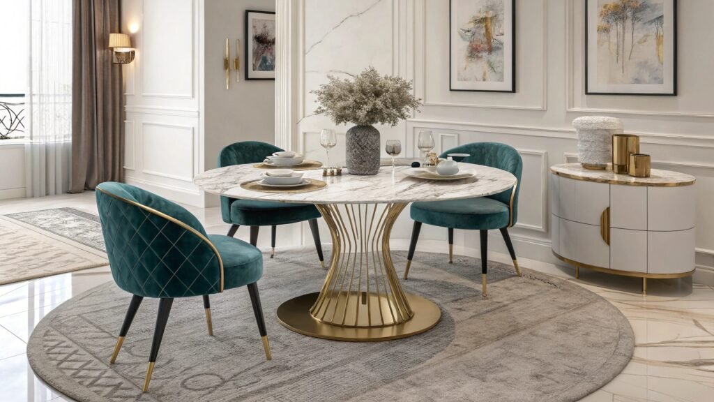Exploring the Timeless Appeal of Round Dining Tables in Modern Interiors