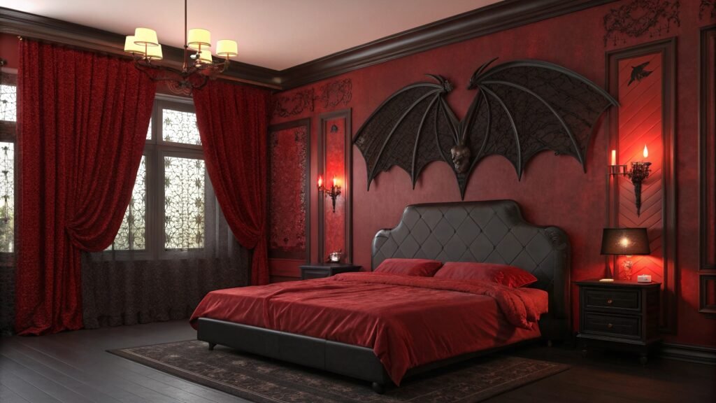 Gothic Bedroom Interior Ideas That Embrace Elegance, Drama, and Timeless Style