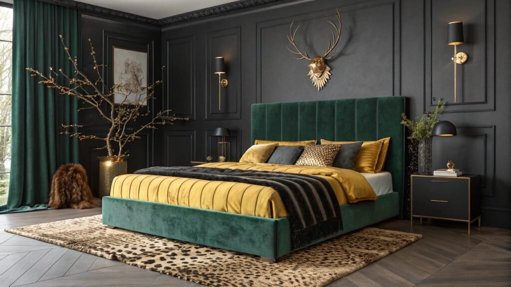 Gothic Bedroom Interior Ideas That Embrace Elegance, Drama, and Timeless Style