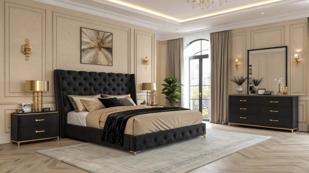 Beige and Black Bedroom Ideas That Create Stunning Visual Impact