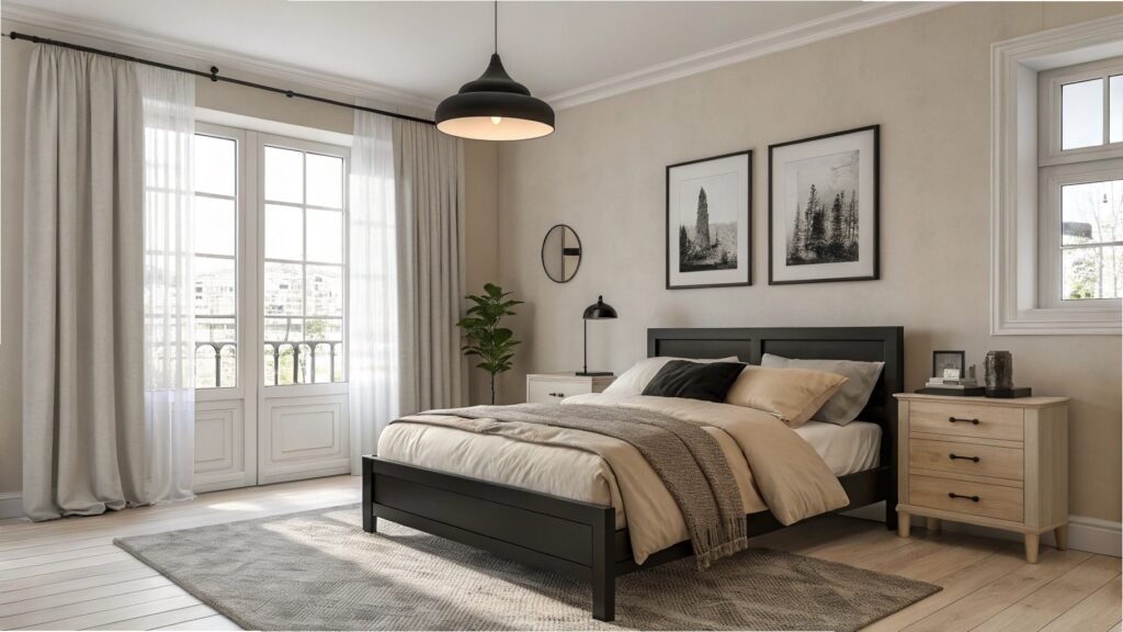 Beige and Black Bedroom Ideas That Create Stunning Visual Impact