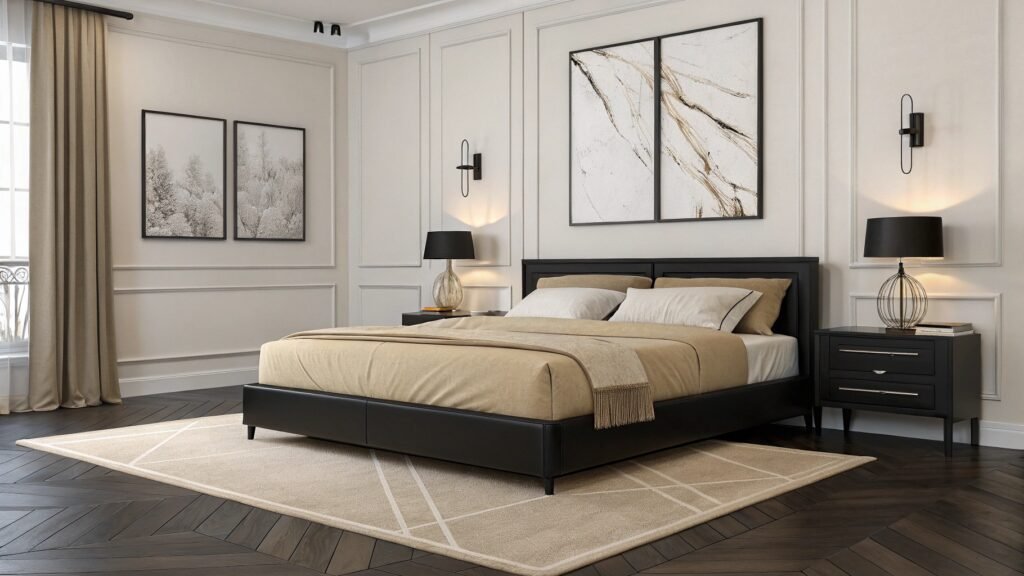 Beige and Black Bedroom Ideas That Create Stunning Visual Impact
