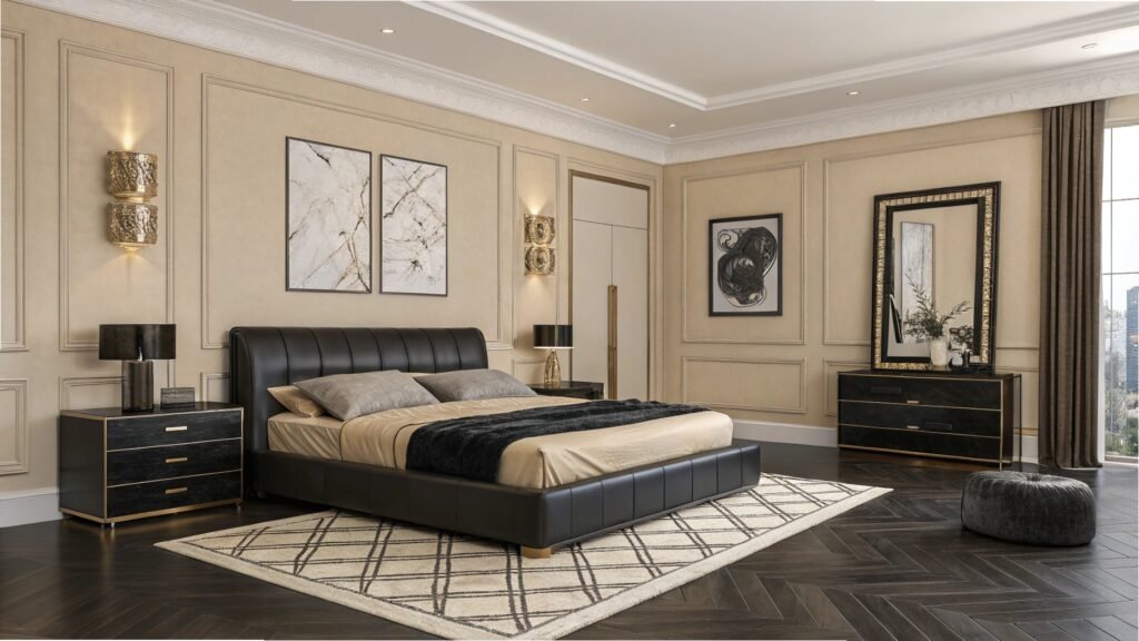 Beige and Black Bedroom Ideas That Create Stunning Visual Impact