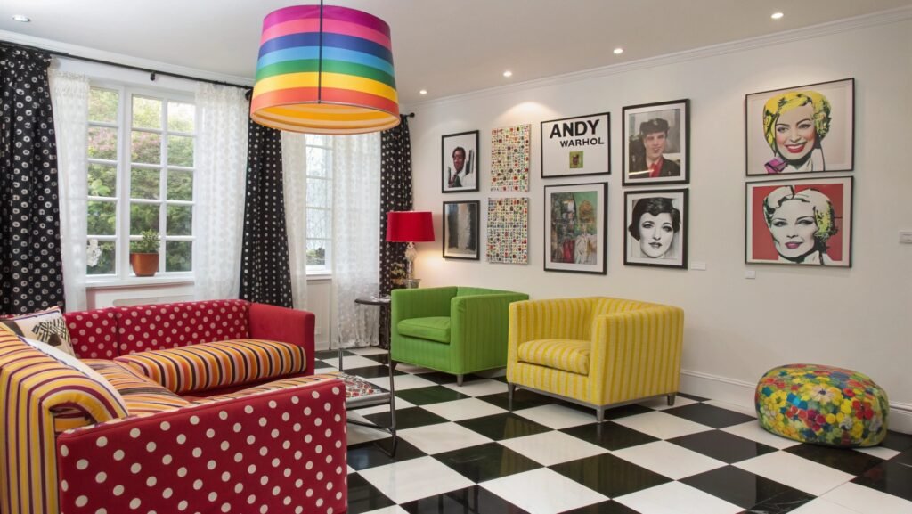 Funky Living Room Ideas That Turn Ordinary Spaces into Colorful Masterpieces