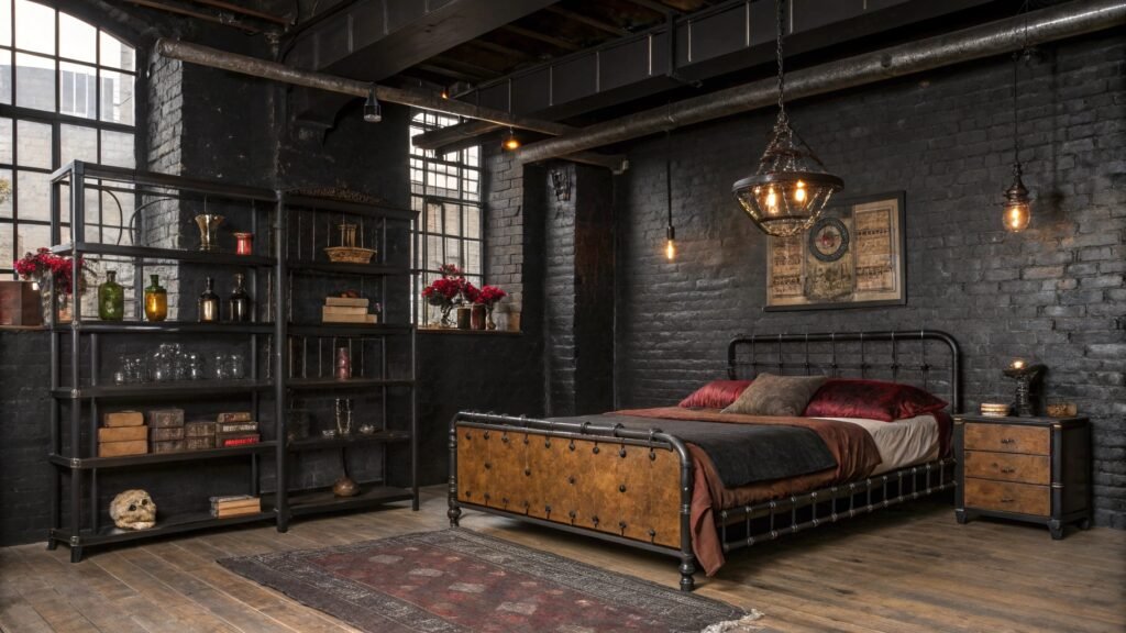 Gothic Bedroom Interior Ideas That Embrace Elegance, Drama, and Timeless Style