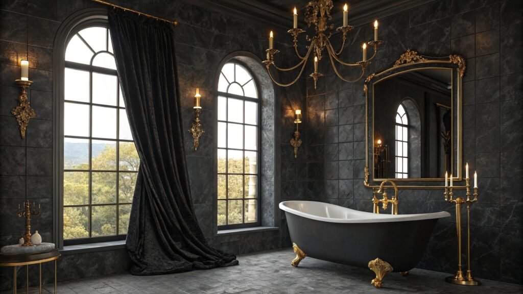 The Allure of Dark and Gold Bathroom Ideas: A Bold Take on Elegance