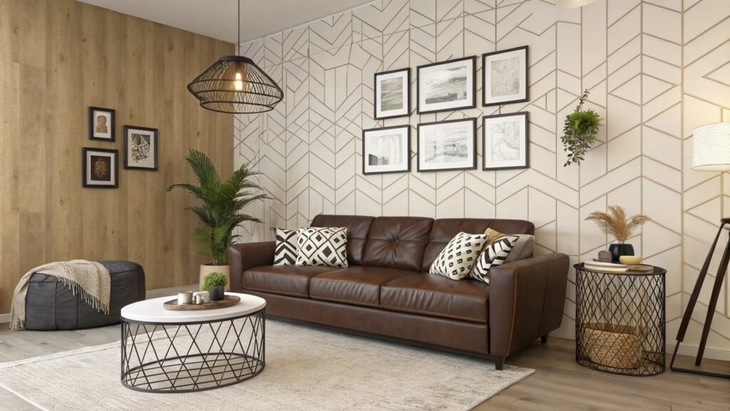 Explore the Allure of Jewel-Toned Splendor Chocolate Brown Couch Living Room Ideas
