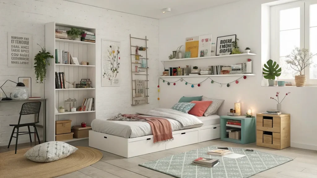 19 Eclectic Cluttered Bedroom Aesthetics Full of Personality