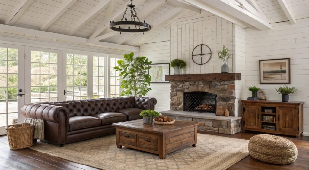 Explore the Allure of Jewel-Toned Splendor Chocolate Brown Couch Living Room Ideas