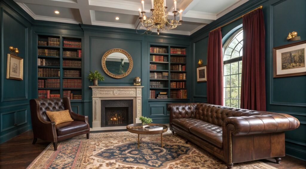 Explore the Allure of Jewel-Toned Splendor Chocolate Brown Couch Living Room Ideas