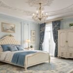 How to Design a Blue and Cream Bedroom for a Truly Ethereal Retreat