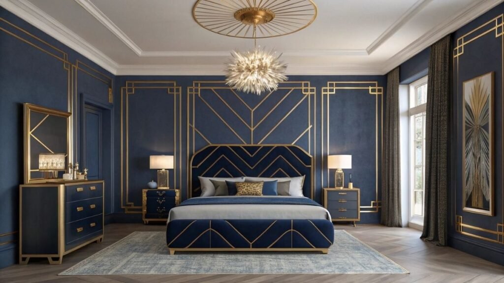 Regal Inspiration for Navy Blue Bedrooms That Define Modern Elegance