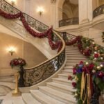 21 Resplendent Christmas Staircases Decoration Inspirations 21 Resplendent Christmas Staircases Decoration Inspirations