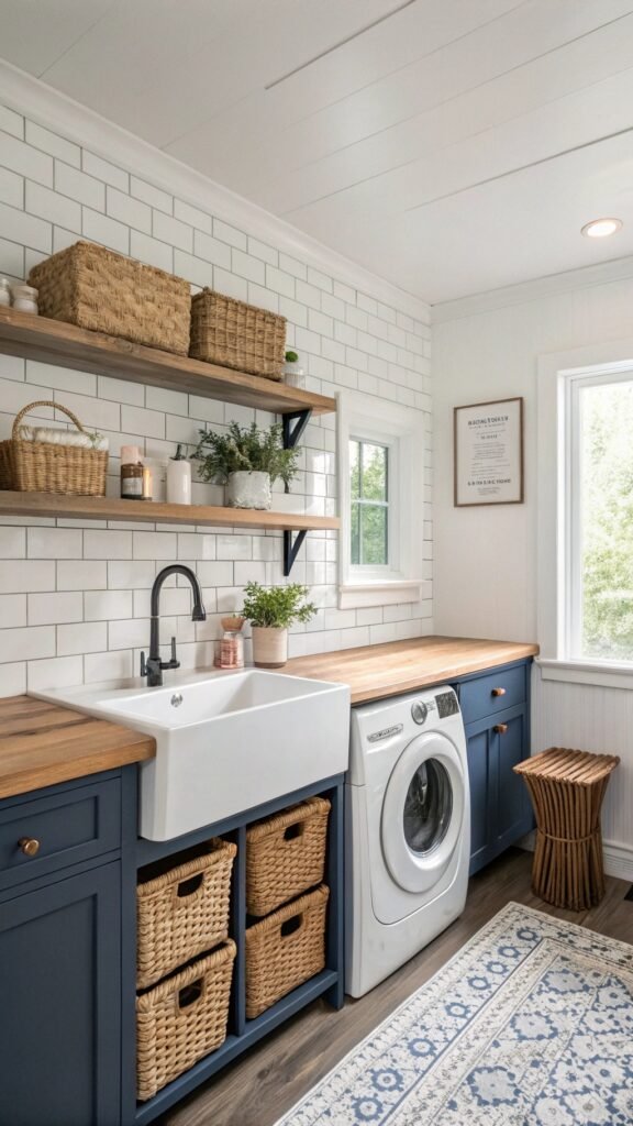 Laundry Room Decor Ideas That Add Charm, Functionality, and a Touch of Joy