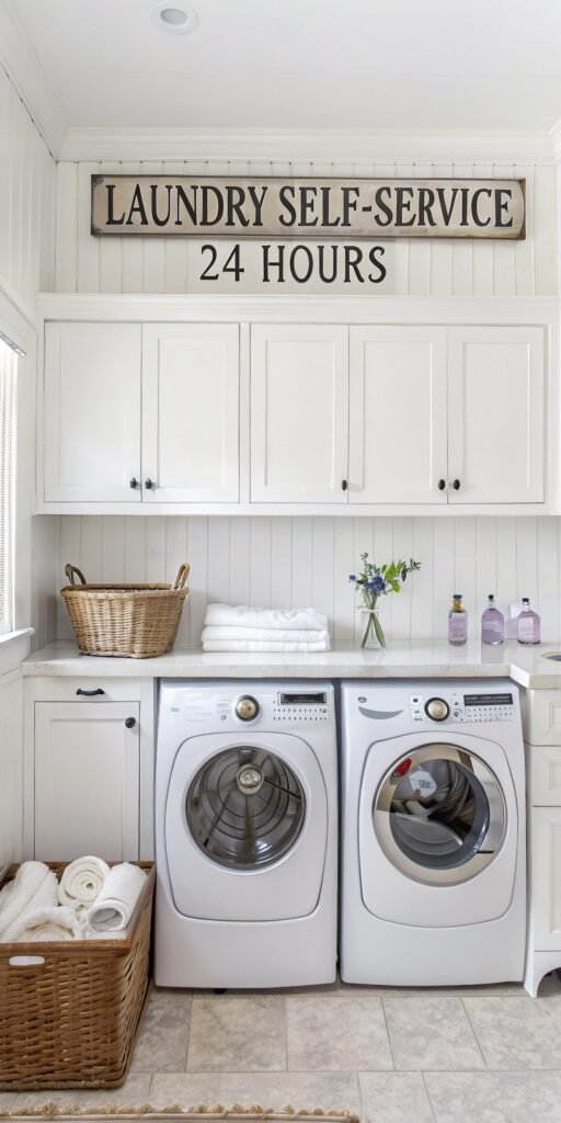 19 Timeless Vintage Laundry Room Decor Ideas