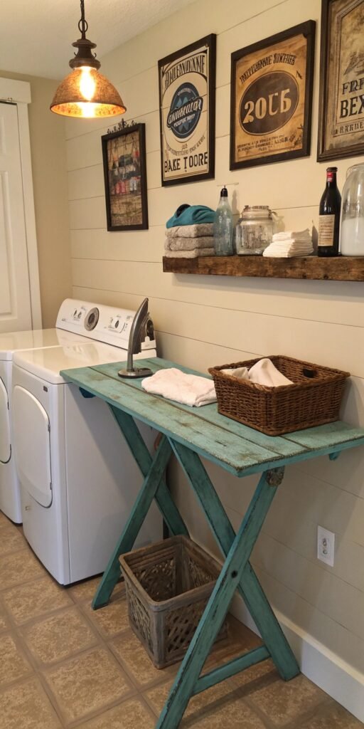 19 Timeless Vintage Laundry Room Decor Ideas