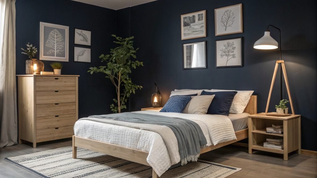 Inside the Ultimate Blue Dorm Room Makeover for College Style Goals