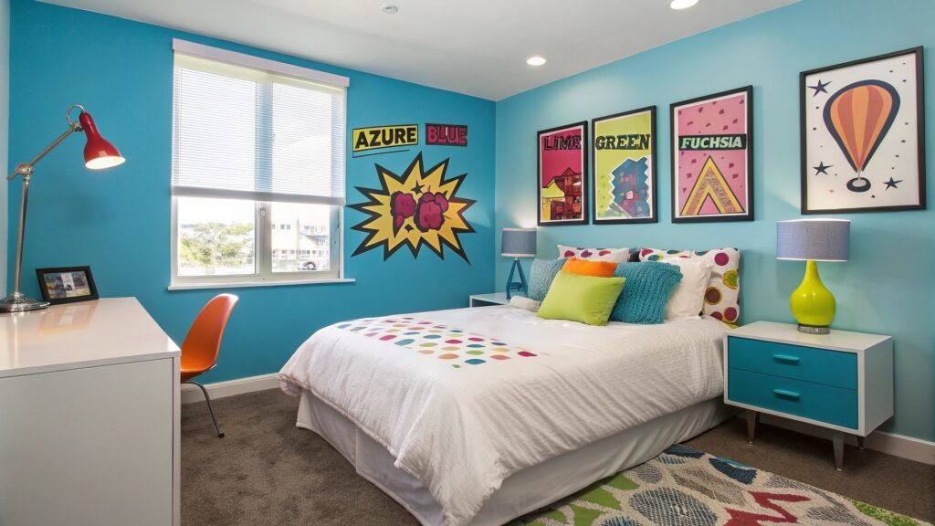 Inside the Ultimate Blue Dorm Room Makeover for College Style Goals