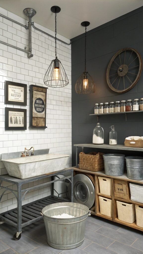19 Timeless Vintage Laundry Room Decor Ideas