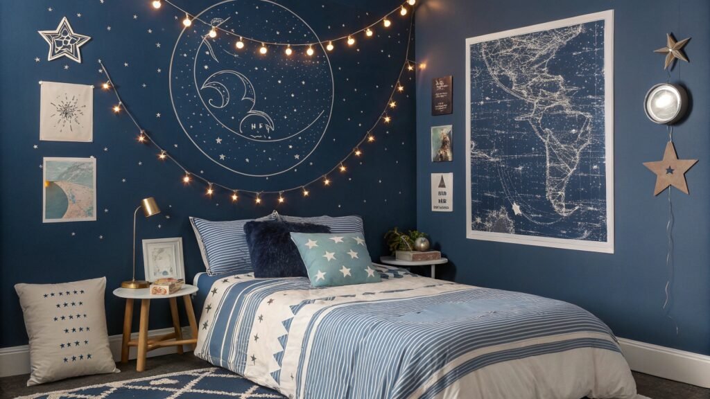Inside the Ultimate Blue Dorm Room Makeover for College Style Goals