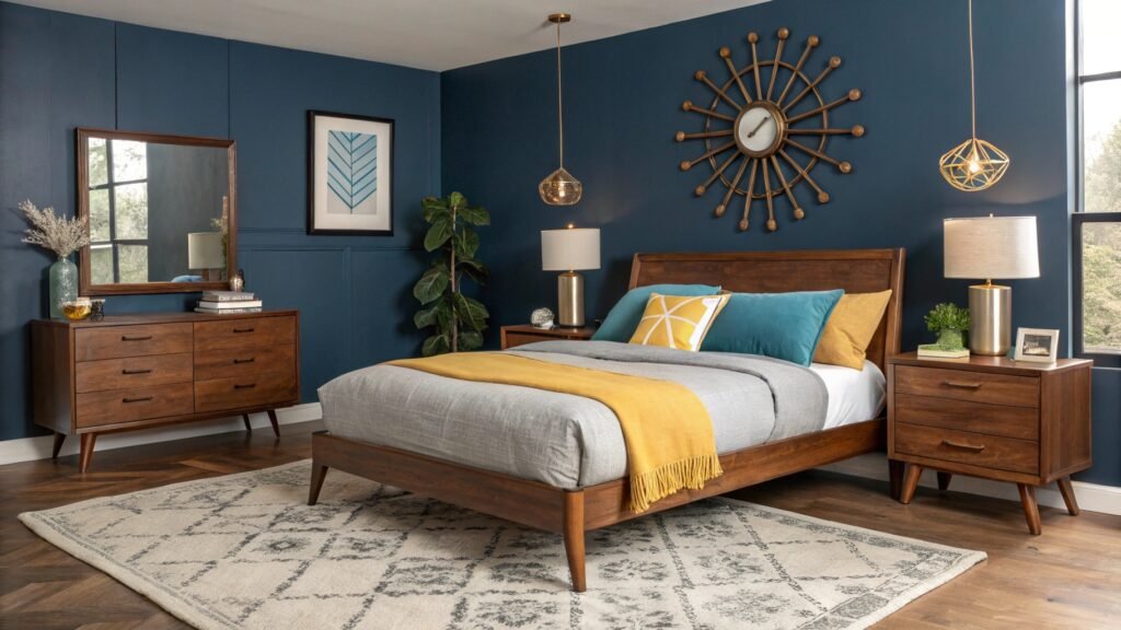 Regal Inspiration for Navy Blue Bedrooms That Define Modern Elegance