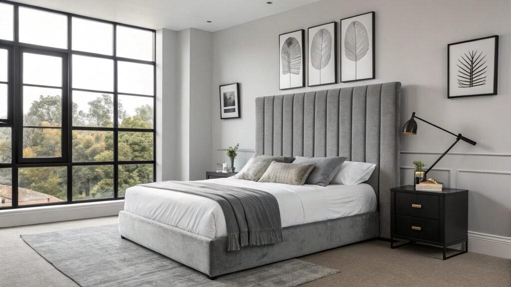 19 Moody Grey Headboard Bedroom Designs for a Dramatic Upgrade
