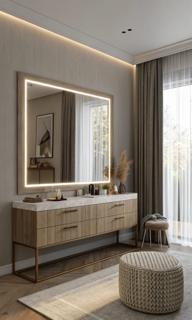 19 Luminous Bedroom Mirror Ideas to Brighten Your Space